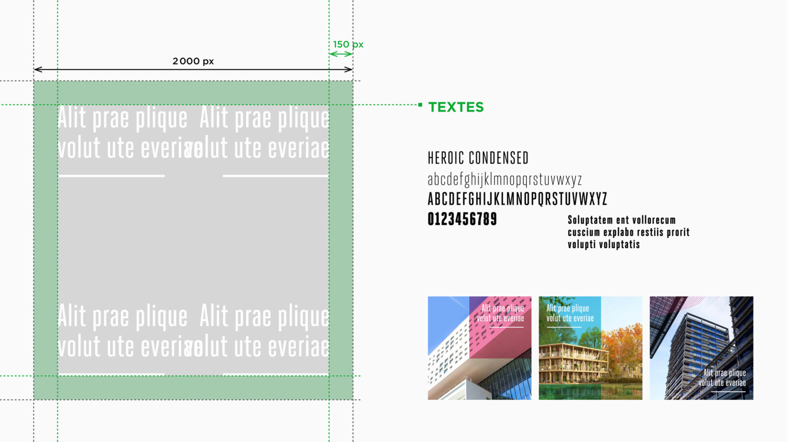 Détail de charte concernant les usages typographiques.